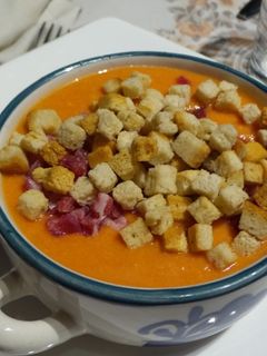 Una foto de Salmorejo