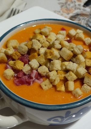 Una foto de Salmorejo