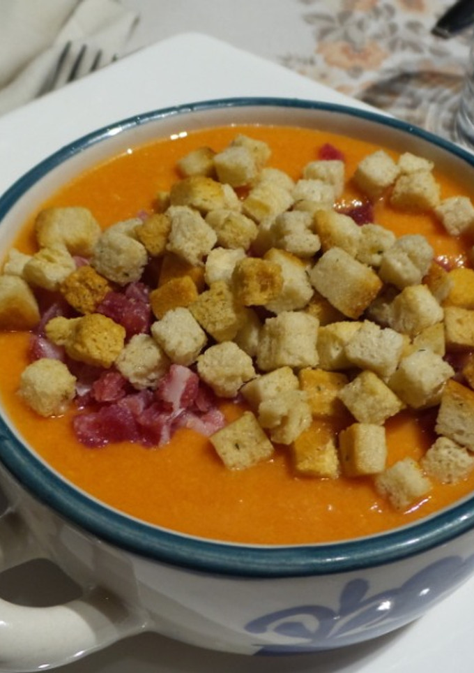 Una foto de Salmorejo