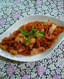 SP.0562 - Ba Chỉ Heo Xào Củ Cải Đường