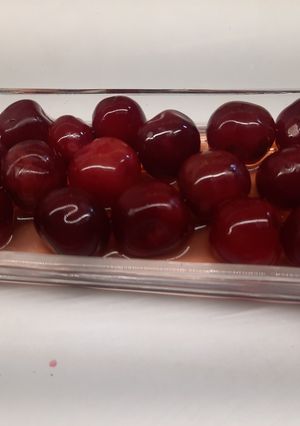 عکسی از دستور ترشی آلبالو