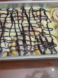 صورة لوصفة سينابون بالصوص بتاعه 😋