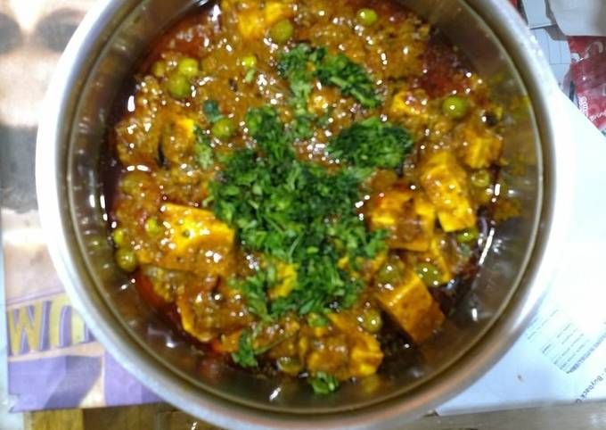Recipe of Thomas Keller Malai mutter paneer