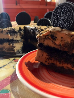 Una foto de Torta oreo con dulce de leche