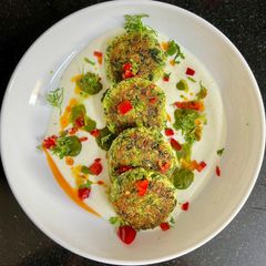 A picture of High Protein Broccoli 🥦 &Spinach Cutlets.