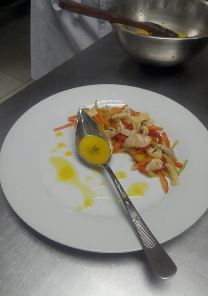 Una foto de Tiradito de pescado