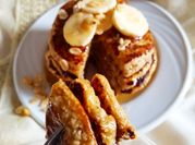 Une photo de pancake flocon d'avoine