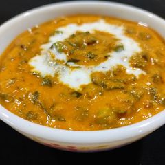 Methi matar malai (jain) A picture of Methi matar malai (jain).
