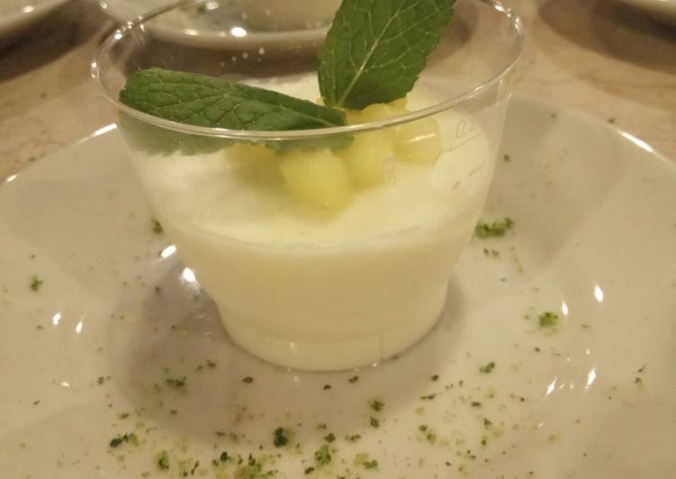 Panna Cotta Ananas e Lime