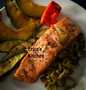 Standar Resep membuat Salmon panggang dengan sambel ijo nikamat tanpa oven, cocok buat Yg lagi diet yang spesial
