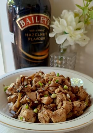 Foto resep Black Pepper Chicken Mushroom