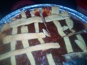 Una foto de pastafrola con aceite y polvo de hornear