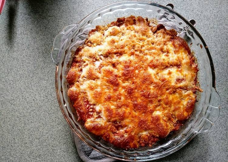 Cheesy Bolognese Baked Rice