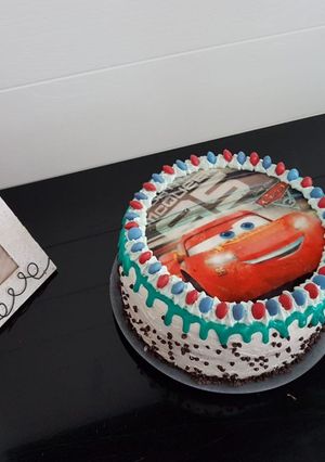 O poză a rețetei Tort cu vafă comestibilă!.