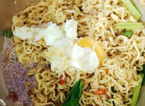 Foto resep Mie goreng telur setengah matang