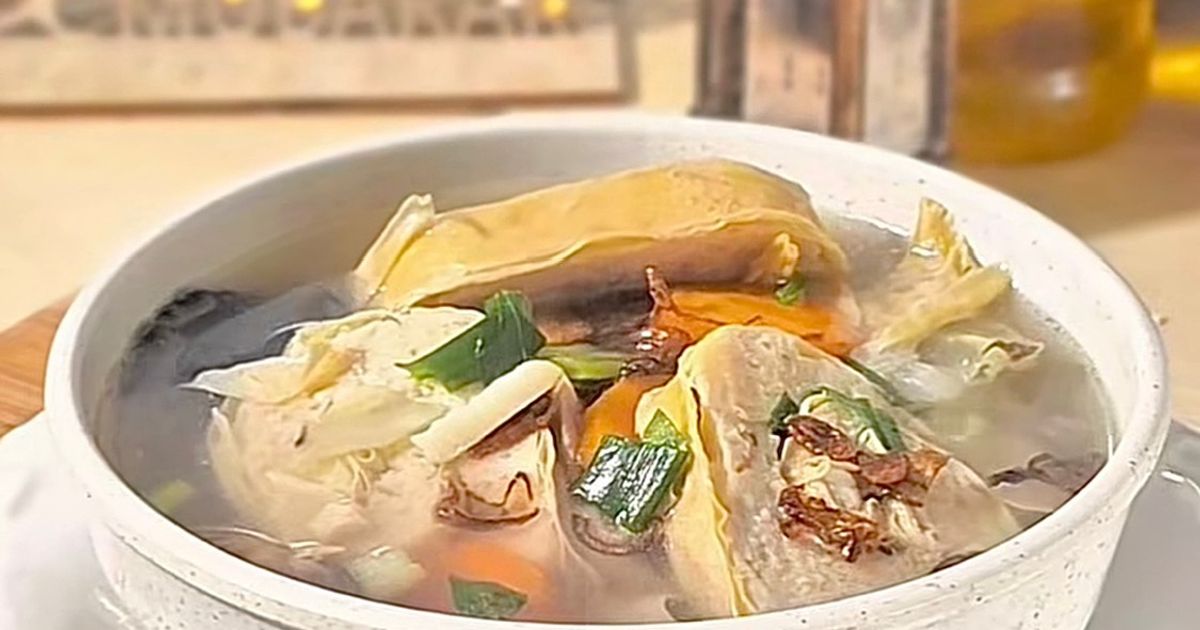 Sup Rolade Ayam Kembang Tahu