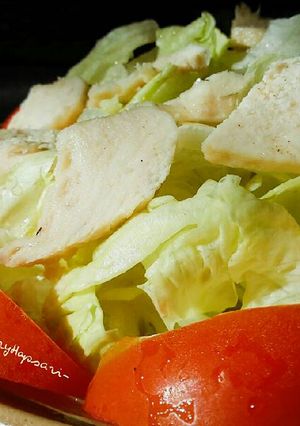 Foto resep Healthy VeggieChick Salad With Honey Lemon Dressing
