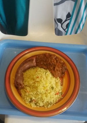 A picture of Tin beans stew.