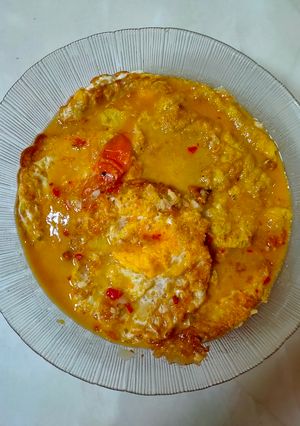 Foto resep Telur ceplok kuah
