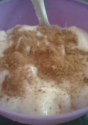 Una foto de Postre de maicena