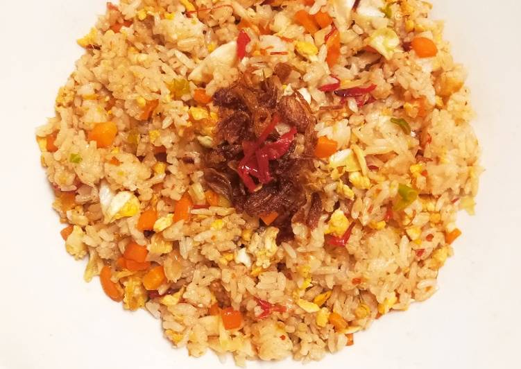 NASI GORENG KAMPUNG PEDAS ๐ถ (tanpa Kecap)