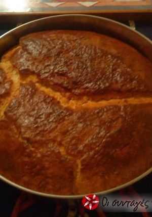 A picture of Vasilopita from Constantinople.