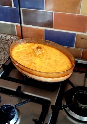 Una foto de Leche asada sin azúcar