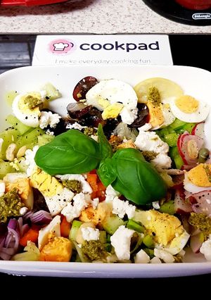 A picture of My Sour & Sweet Juicy Salad 😁 #2Flavours.