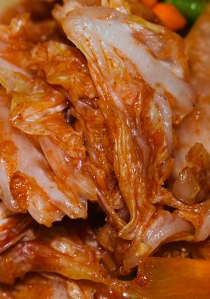 A picture of Korean Kimchi.
