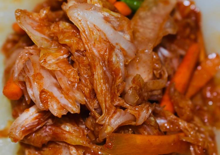 Easiest Way to Prepare Homemade Korean Kimchi