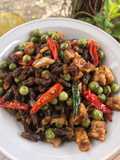 Tumis Kerang Tempe Cempokak