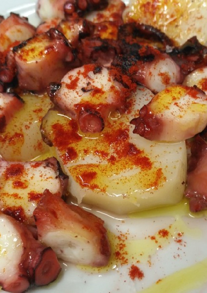 Una foto de Pulpo a feira o de la feria!!!