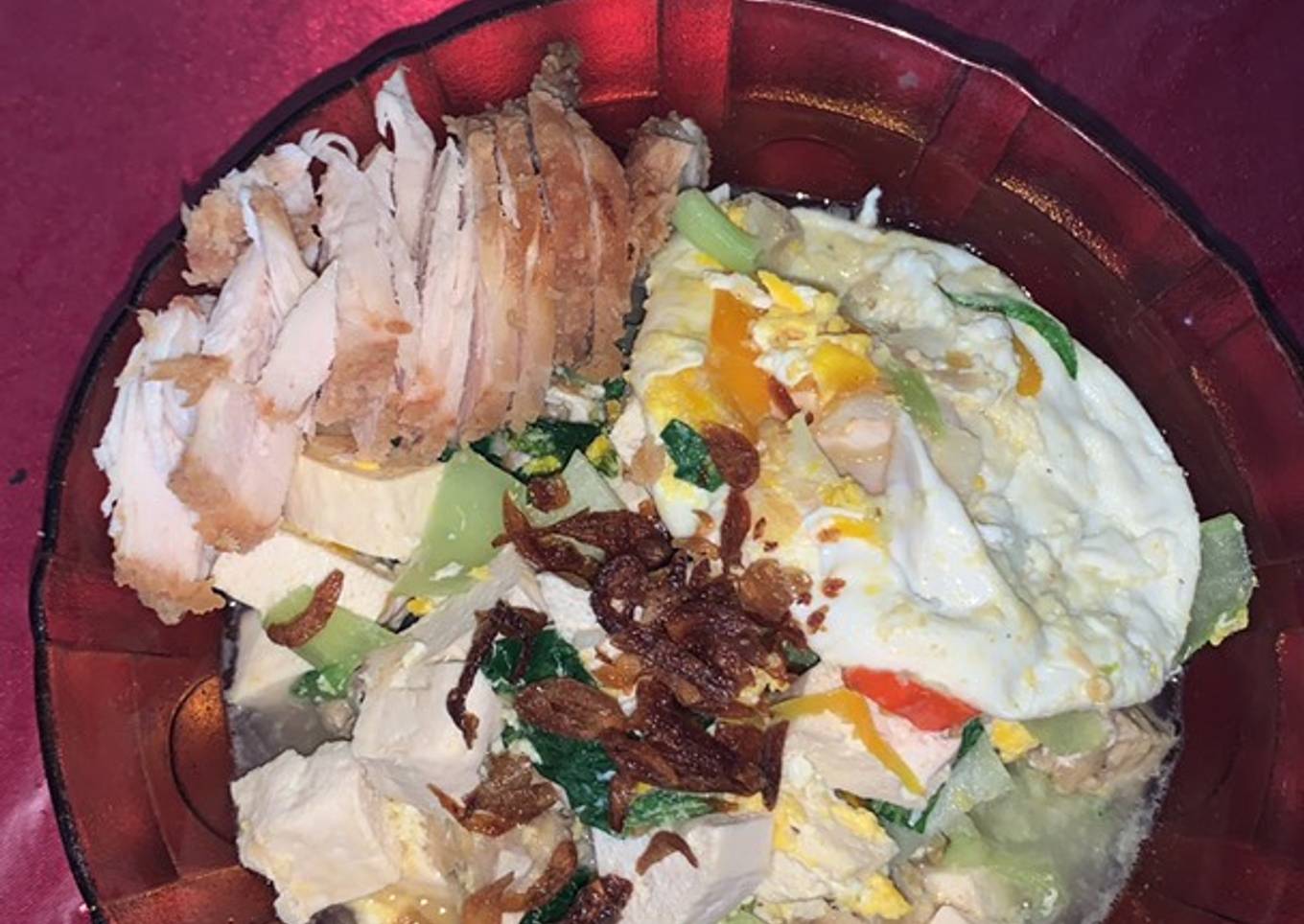 Tumis Tahu Telor (Untuk Menu Diet)