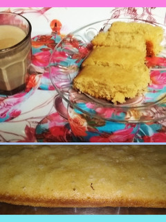 عکسی از دستور کیک ساده بدون فر
