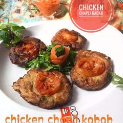 A picture of Chicken chapli kabab.