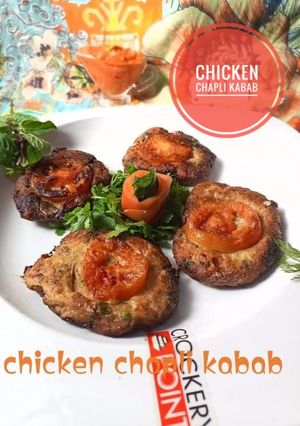A picture of Chicken chapli kabab.