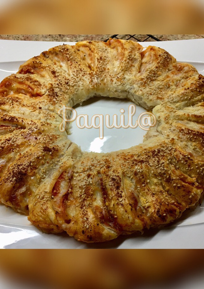 Una foto de Rosca de Hojaldre Salada con un toque picante