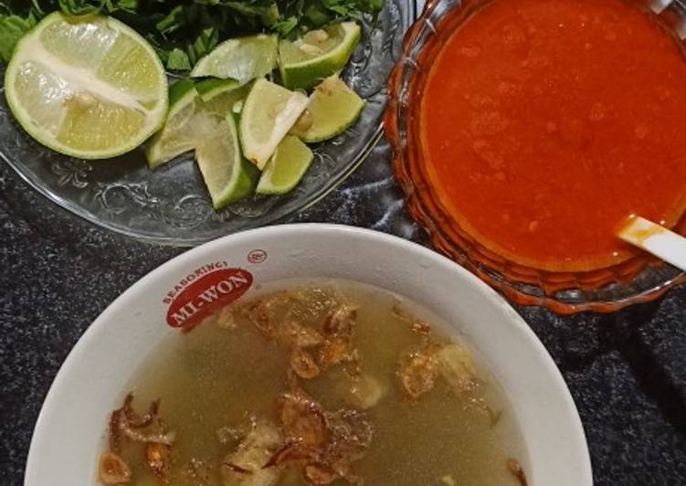 Resep Soto daging bening Anti Gagal