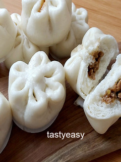 Foto resep Bakpao Lembut dan Empuk Isi Ayam [Tips Anti Keriput] | Steamed Buns