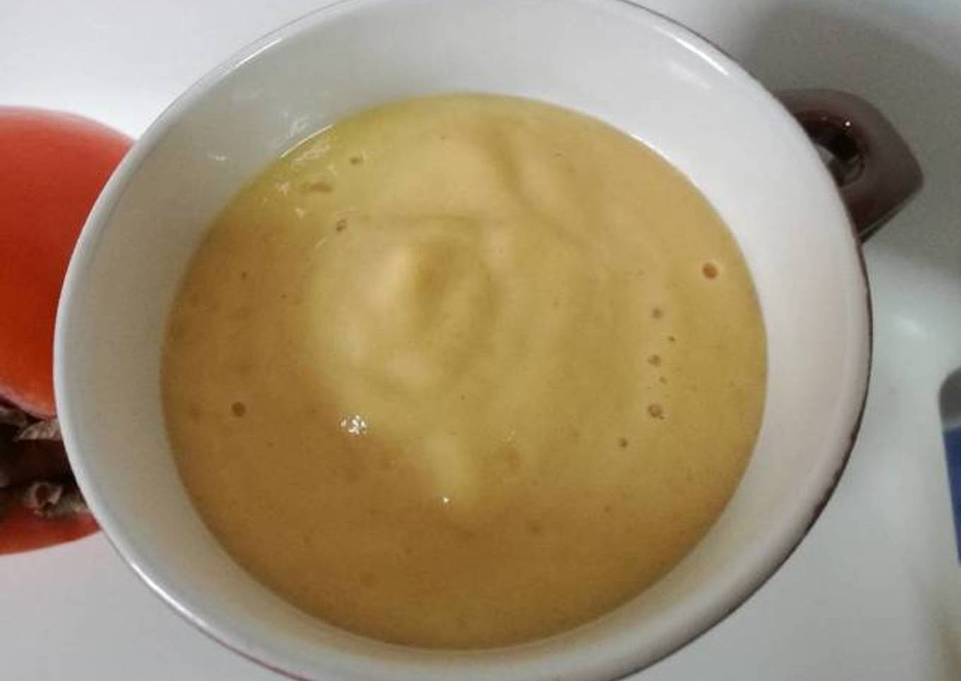 Natillas de caqui saludables real food