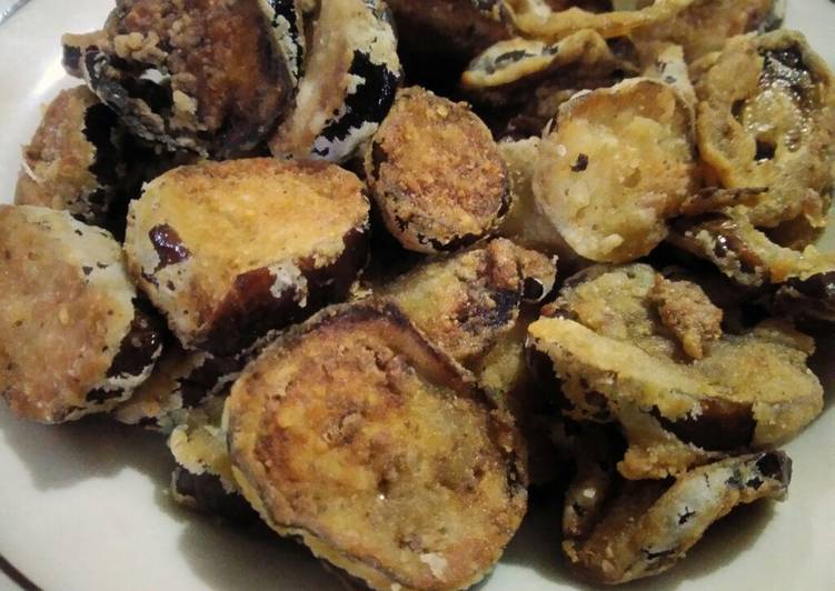 Proses Menyiapkan Crunchy Tempura-Style Fried Eggplants 🍆 yang nikmat
