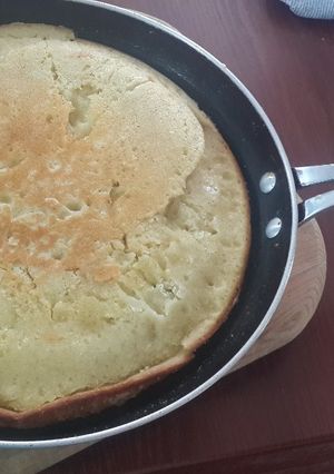 Una foto de Bizcocho básico en sartén