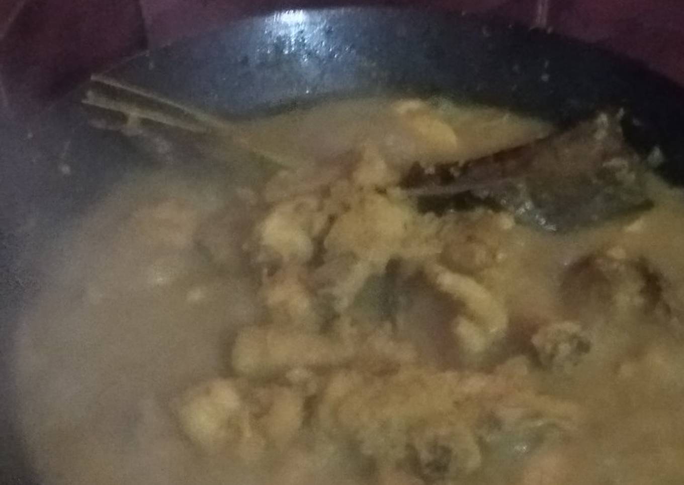 Ungkep ayam,tahu, dan tempe goreng lengkuas