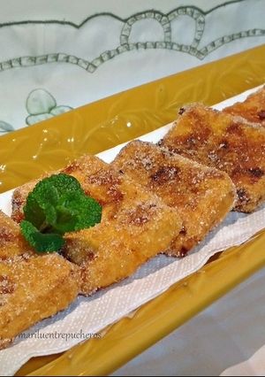A picture of Leche Frita.