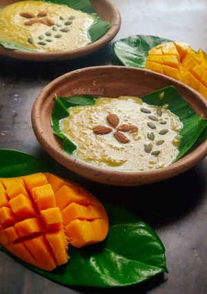 A picture of Mango Dalia Kheer.