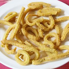 A picture of Murukku – a novel recipe.