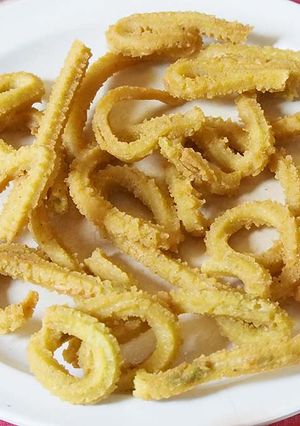 A picture of Murukku – a novel recipe.