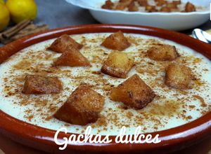 Una foto de Gachas dulces. Poleá. Gachas andaluzas