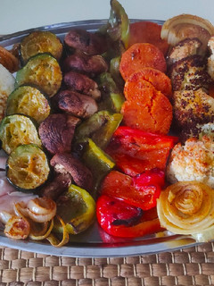 Una foto de Verduras asadas