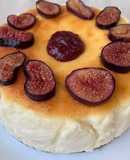 Pastís cremós de formatge amb figues confitades 🍰